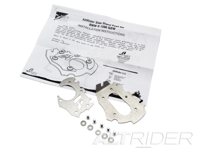 AltRider Side Stand Enlarger Foot with riser for the BMW R 1200 GS Water Cooled