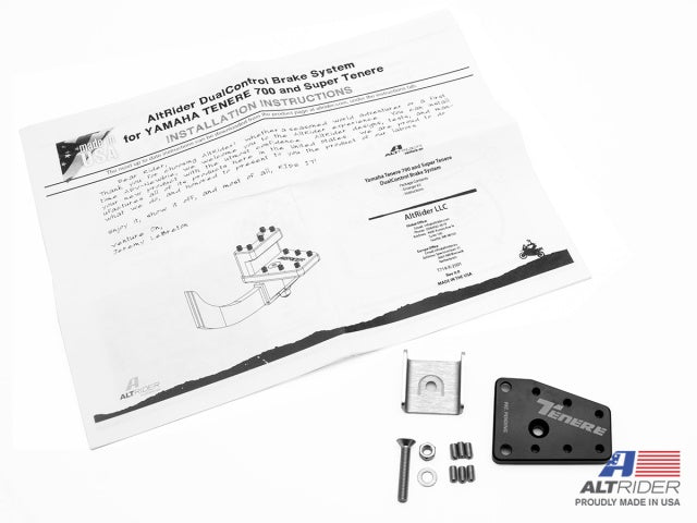 AltRider DualControl Brake System for the Yamaha Tenere 700 (2019-Current) - Black