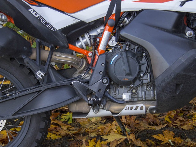 AltRider Adventure II Foot Pegs for Yamaha Tenere 700 and KTM / Husqvarna / GasGas Models - Black