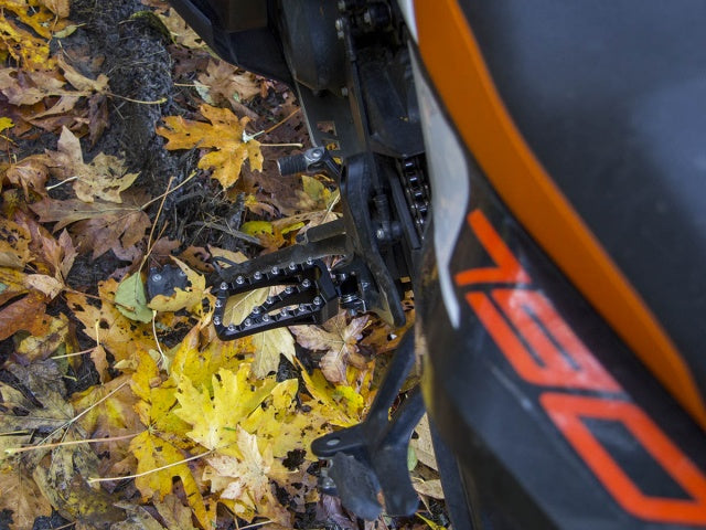 AltRider Adventure II Foot Pegs for Yamaha Tenere 700 and KTM / Husqvarna / GasGas Models - Black
