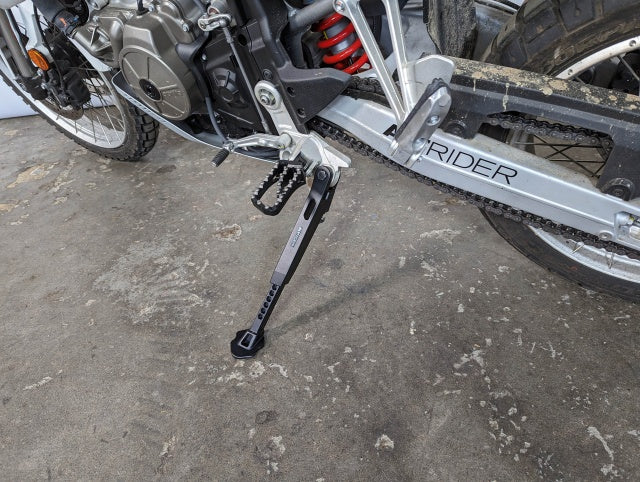 AltRider Adjustable Aluminum Side Stand for the Aprilia Tuareg 660