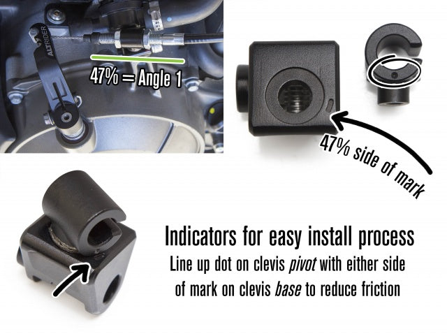 AltRider Clutch Arm Extension for the Aprilia Tuareg 660