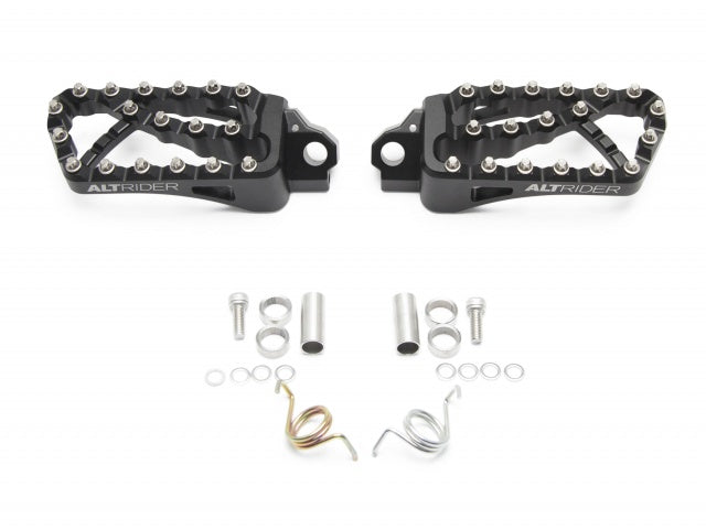 AltRider Adventure II Foot Pegs for Yamaha Tenere 700 and KTM / Husqvarna / GasGas Models - Black