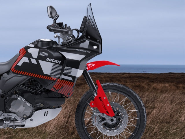 AltRider High Fender Kit for the Ducati DesertX - Red