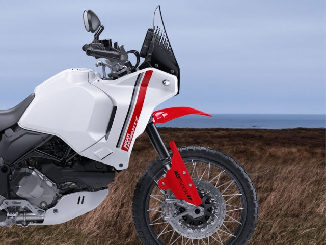 AltRider High Fender Kit for the Ducati DesertX - Red
