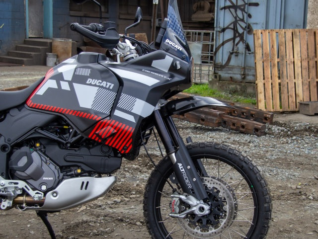 AltRider High Fender Kit for the Ducati DesertX - Red