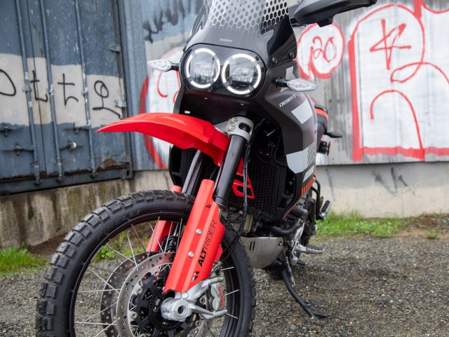 AltRider High Fender Kit for the Ducati DesertX - Red