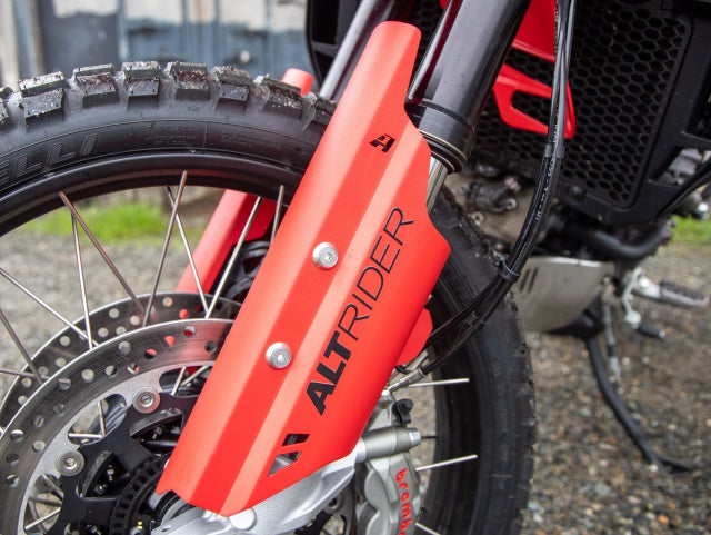 AltRider High Fender Kit for the Ducati DesertX - Red