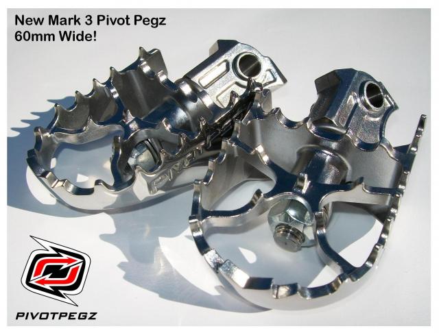 Pivot Pegz WIDE MK3 for Yamaha YZ, YZF, & WR (2008-current)