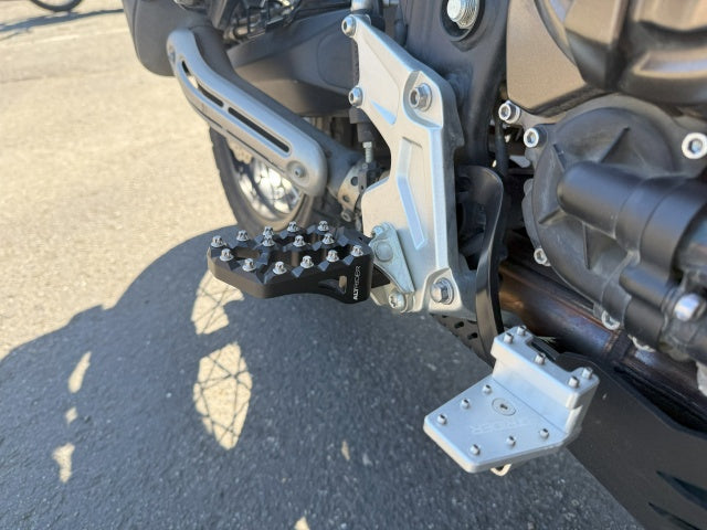 AltRider Adventure II Foot Pegs for Yamaha Tenere 700 and KTM / Husqvarna / GasGas Models - Black