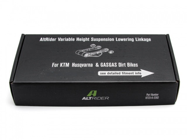 AltRider Variable Height Suspension Lowering Linkage for KTM / Husqvarna / GASGAS Dirt Bikes