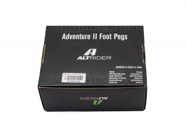AltRider Adventure II Foot Pegs for Yamaha Tenere 700 and KTM / Husqvarna / GasGas Models - Black