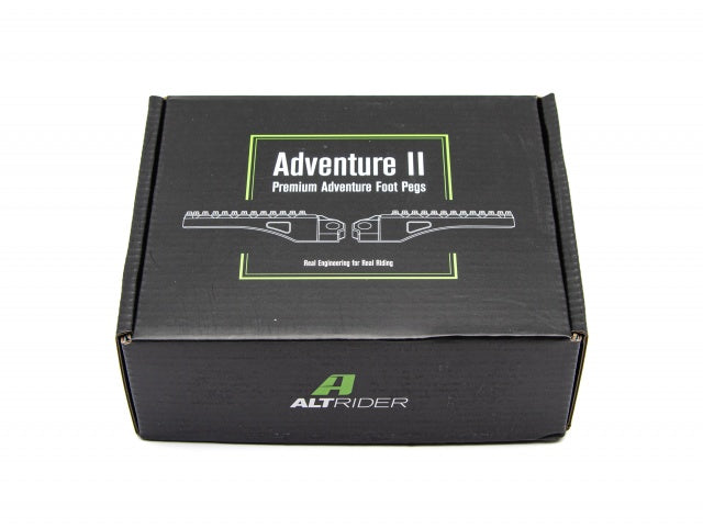 AltRider Adventure II Foot Pegs for Yamaha Tenere 700 and KTM / Husqvarna / GasGas Models - Black