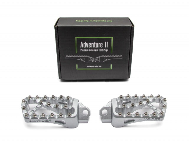 AltRider Adventure II Foot Pegs for Yamaha Tenere 700 and KTM / Husqvarna / GasGas Models - Black