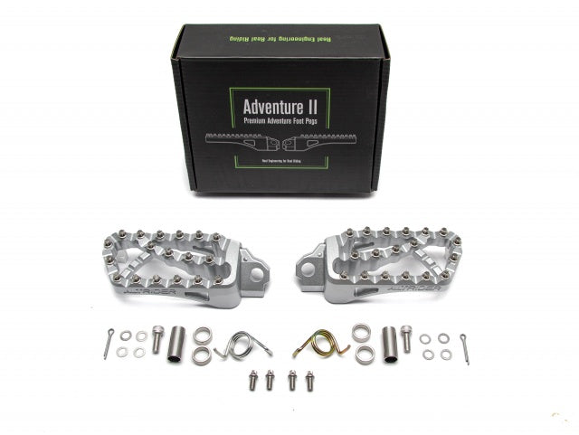 AltRider Adventure II Foot Pegs for Yamaha Tenere 700 and KTM / Husqvarna / GasGas Models - Black