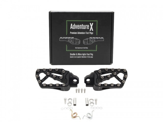 AltRider Adventure II Foot Pegs for Yamaha Tenere 700 and KTM / Husqvarna / GasGas Models - Black