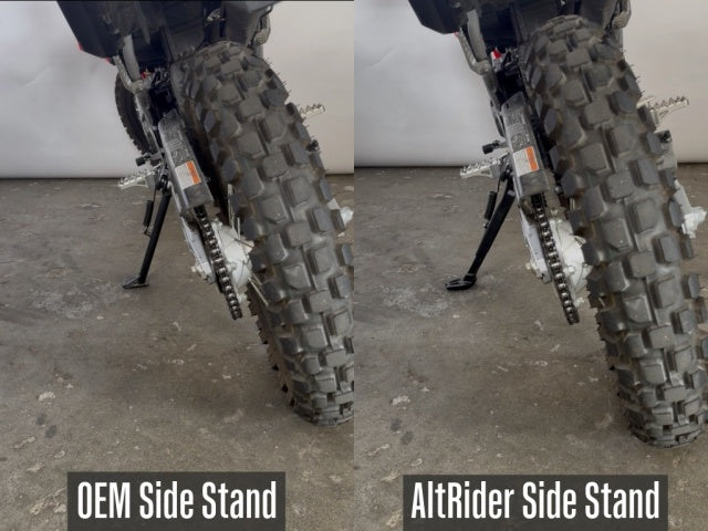 AltRider Adjustable Aluminum Side Stand for Honda CRF300L Models (2021-current)
