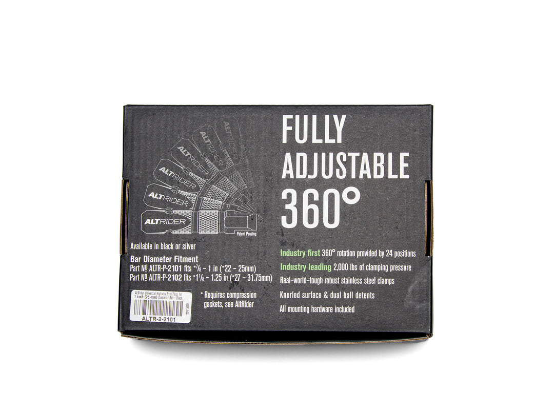 AltRider Universal Highway Foot Pegs