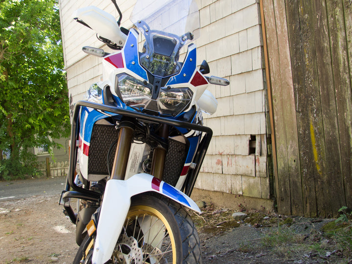 AltRider Upper Crash Bars for the Honda CRF1000L Africa Twin Adventure Sports (with installation bracket) - Black