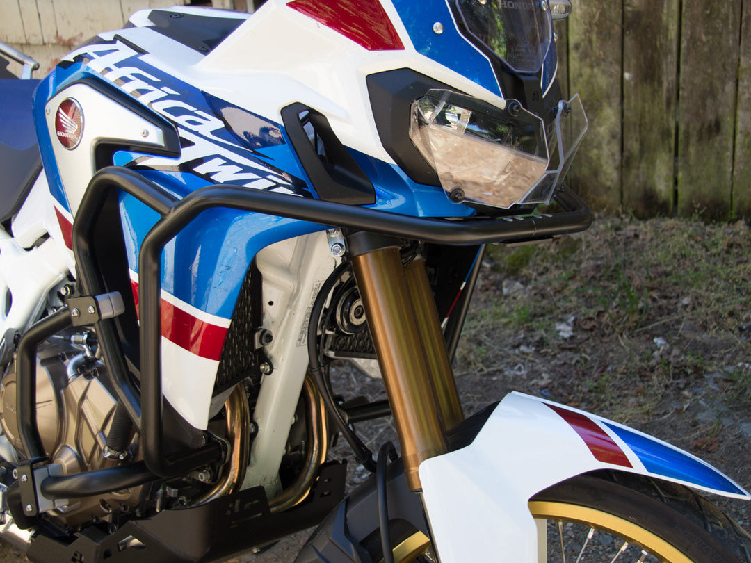 AltRider Upper Crash Bars for the Honda CRF1000L Africa Twin Adventure Sports (with installation bracket) - Black