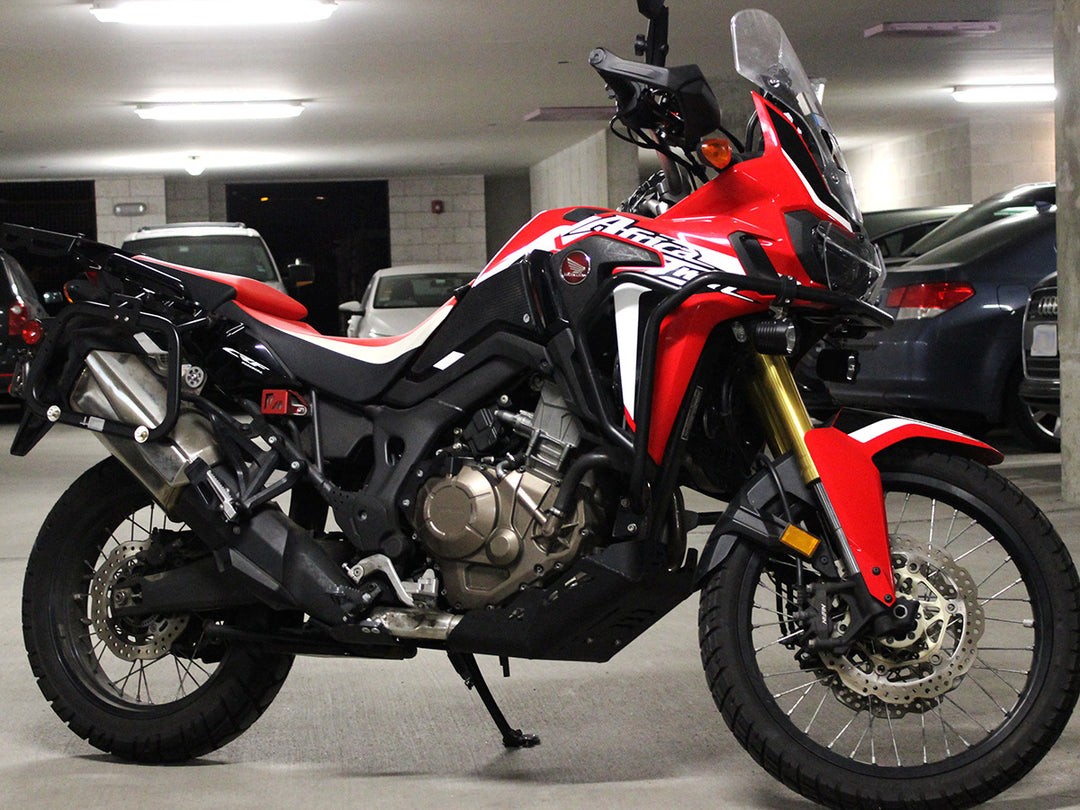 AltRider Upper Crash Bars for the Honda CRF1000L Africa Twin Adventure Sports (with installation bracket) - Black