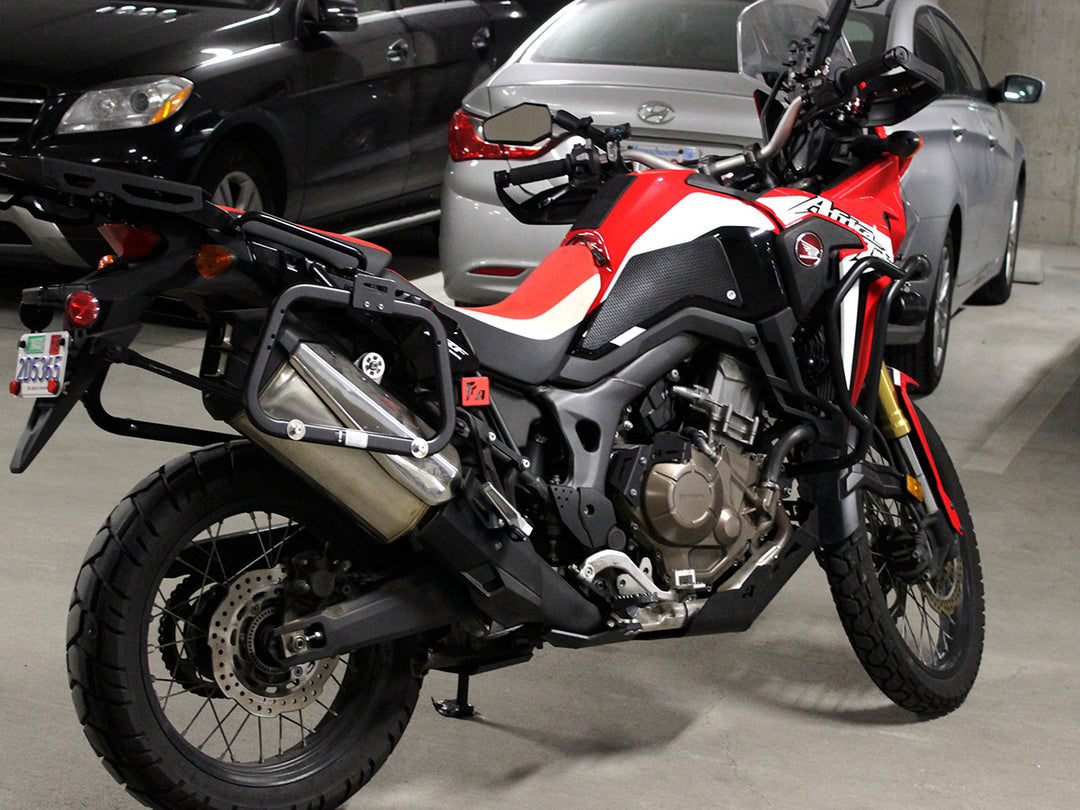 AltRider Upper Crash Bars for the Honda CRF1000L Africa Twin Adventure Sports (with installation bracket) - Black