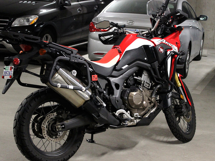 AltRider Upper Crash Bars for the Honda CRF1000L Africa Twin Adventure Sports (with installation bracket) - Black