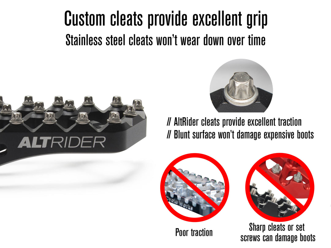 AltRider Adventure Foot Pegs for Honda CRF300L Models