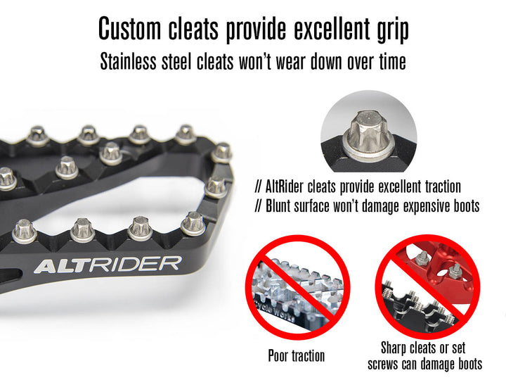 AltRider Adventure Foot Pegs for the Harley-Davidson Pan America 1250