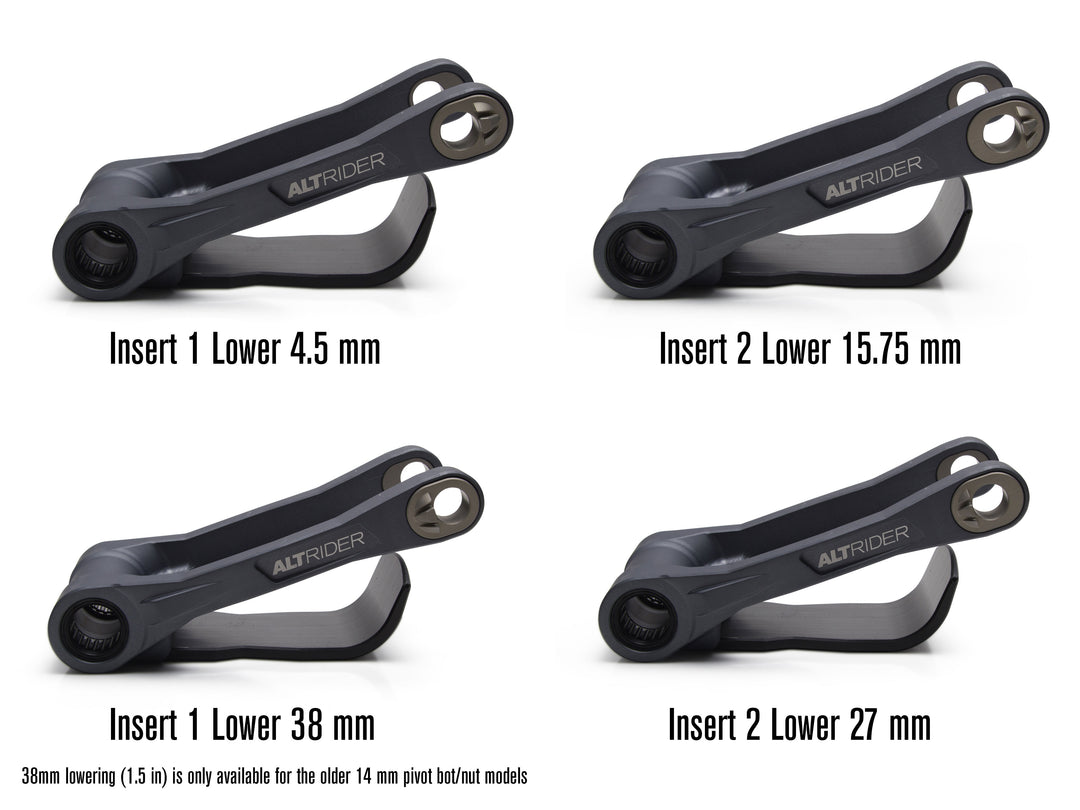 AltRider Variable Height Suspension Lowering Linkage for KTM / Husqvarna / GASGAS Dirt Bikes
