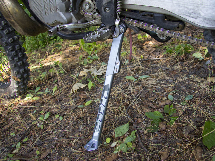 AltRider Adjustable Aluminum Side Stand for KTM / Husqvarna / GasGas Dirt Bikes