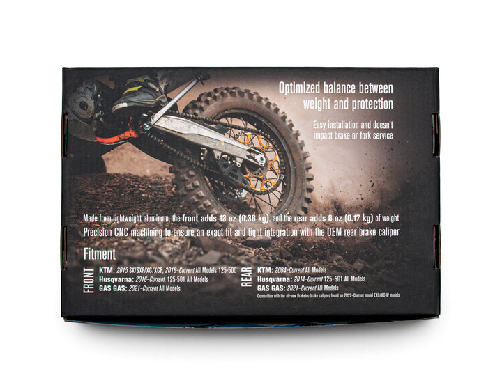 AltRider Front and Rear Rotor Guards for KTM / Husky / GASGAS Dirt Bikes