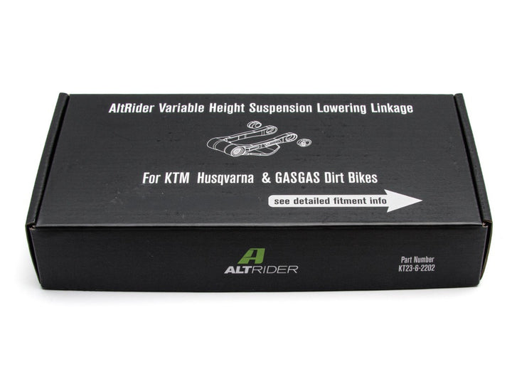 AltRider Variable Height Suspension Lowering Linkage for KTM / Husqvarna / GASGAS Dirt Bikes