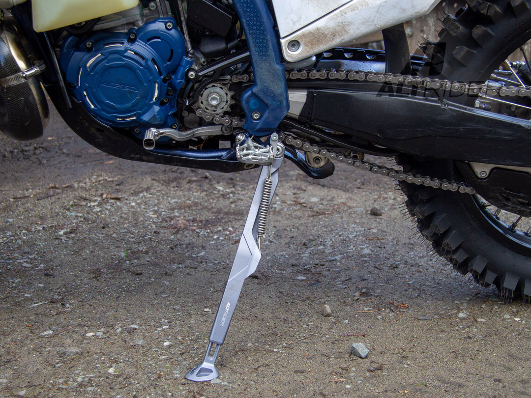 AltRider Adjustable Aluminum Side Stand for KTM / Husqvarna / GasGas Dirt Bikes