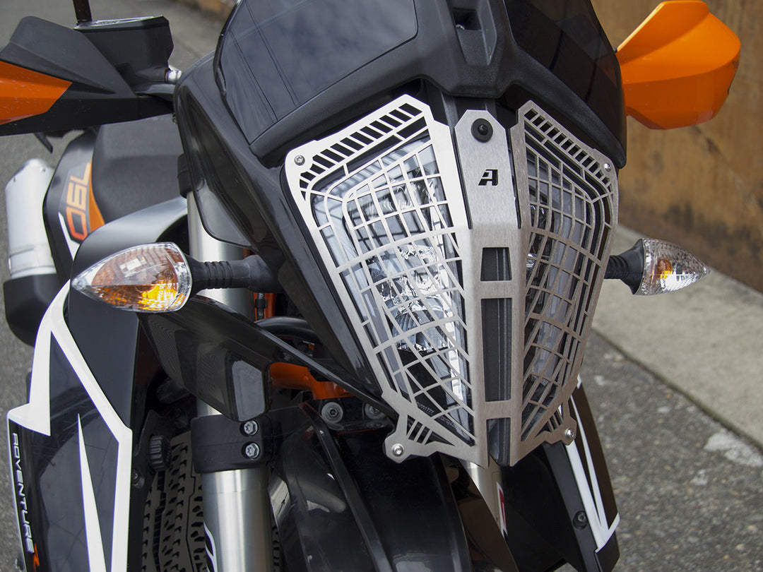 AltRider Stainless Steel Headlight Guard for KTM 790/890 Adv / R (2019-2022) - Silver