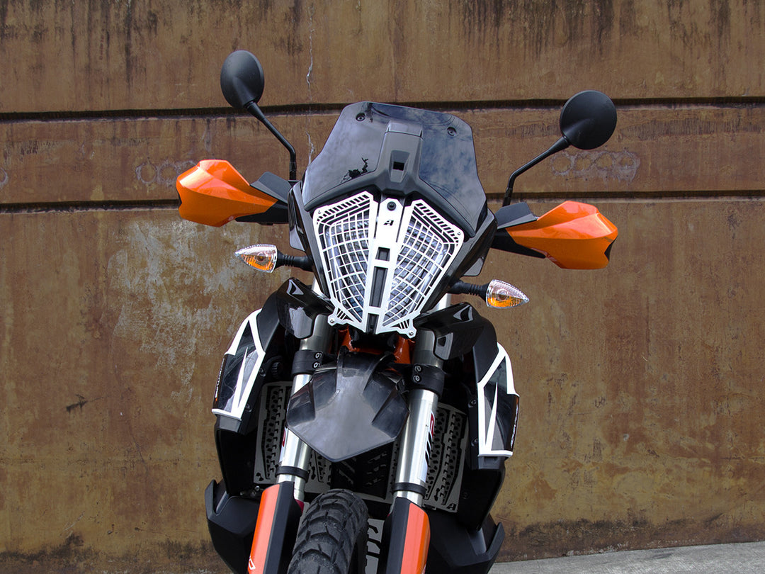 AltRider Stainless Steel Headlight Guard for KTM 790/890 Adv / R (2019-2022) - Silver