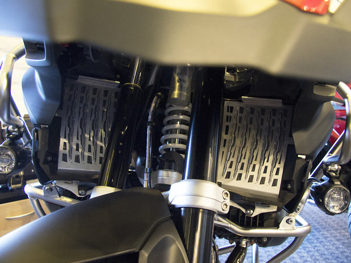 AltRider Radiator Guard for the BMW R 1200 GS Adventure Water Cooled (2018-2019) - Black