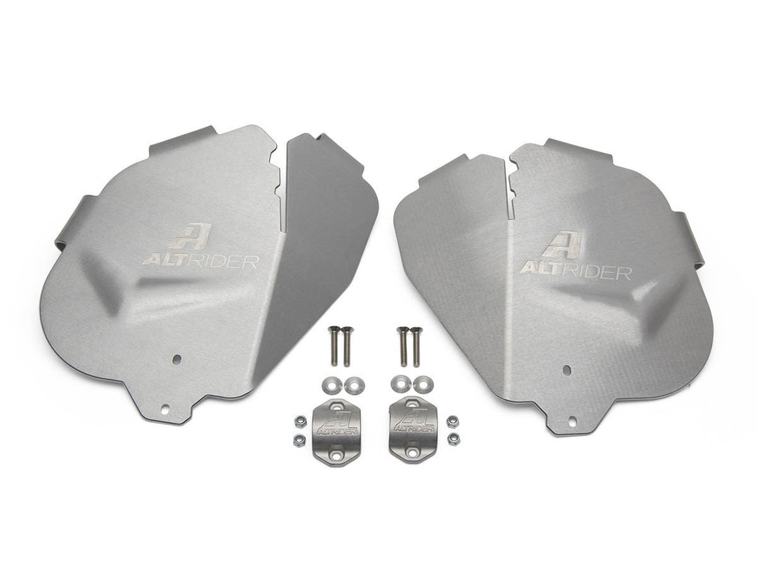 AltRider Cylinder Head Guards for the AltRider BMW R 1250 GS Crash Bars - Silver
