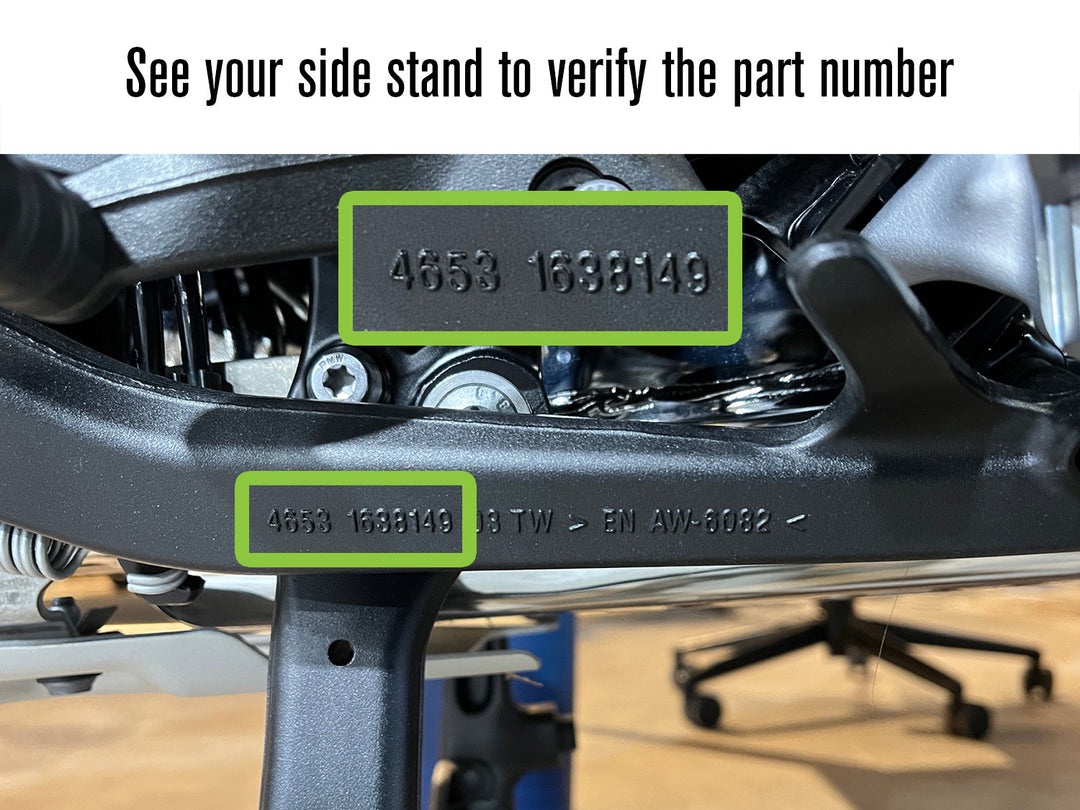 AltRider Adjustable Aluminum Side Stand for BMW R1300 GS/GSA