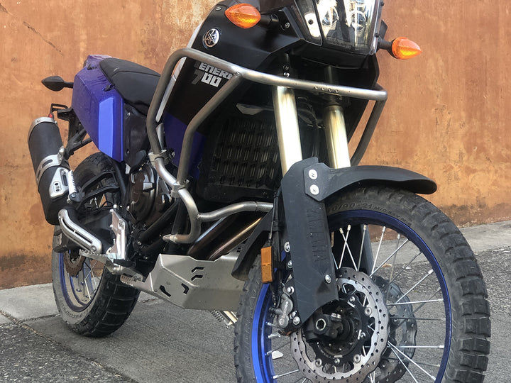 AltRider Skid Plate with Linkage Guard for the Yamaha Tenere 700 (2019-2021) - Silver
