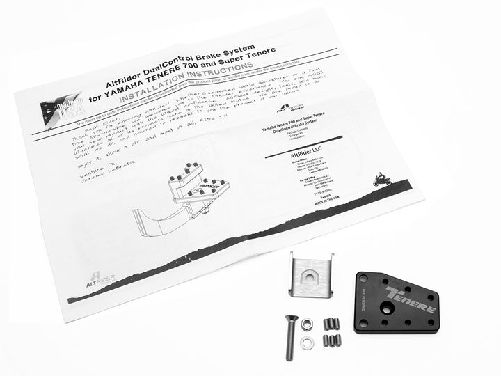 AltRider DualControl Brake System for the Yamaha Tenere 700 (2019-Current) - Black