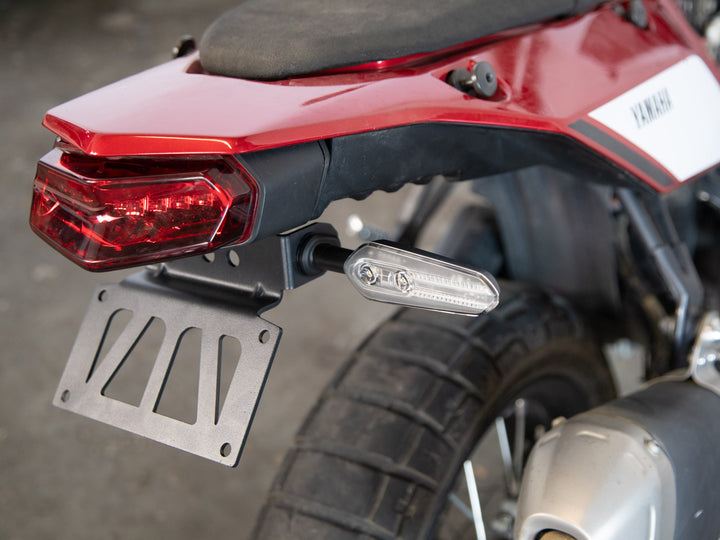AltRider Tail Tidy Fender Eliminator with Cyclops Tuff Light Full Flex Blinkers for the Yamaha Tenere 700