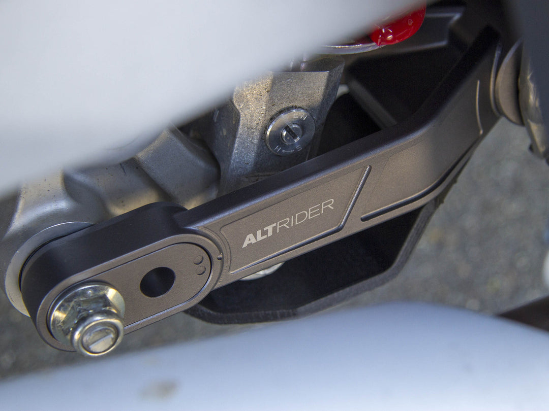 AltRider Variable Height Suspension Linkage for the Aprilia Tuareg 660